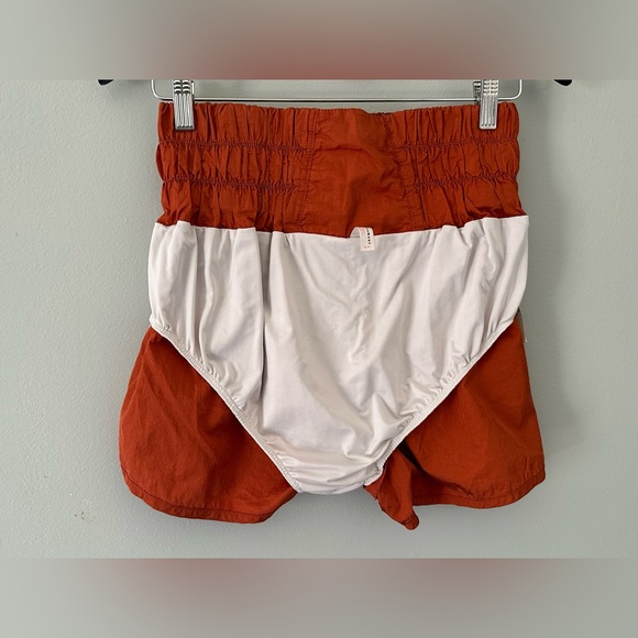 Free People Movement The Way Home Women’s Running Shorts Size M Burnt Orange - Picture 9 of 15